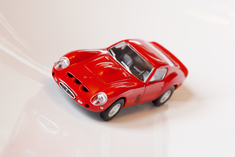 Illustration for article titled Kyosho Ferrari 10 1/64 #3 - Project Prancing Horse #4 - 1962 Ferrari GTO
